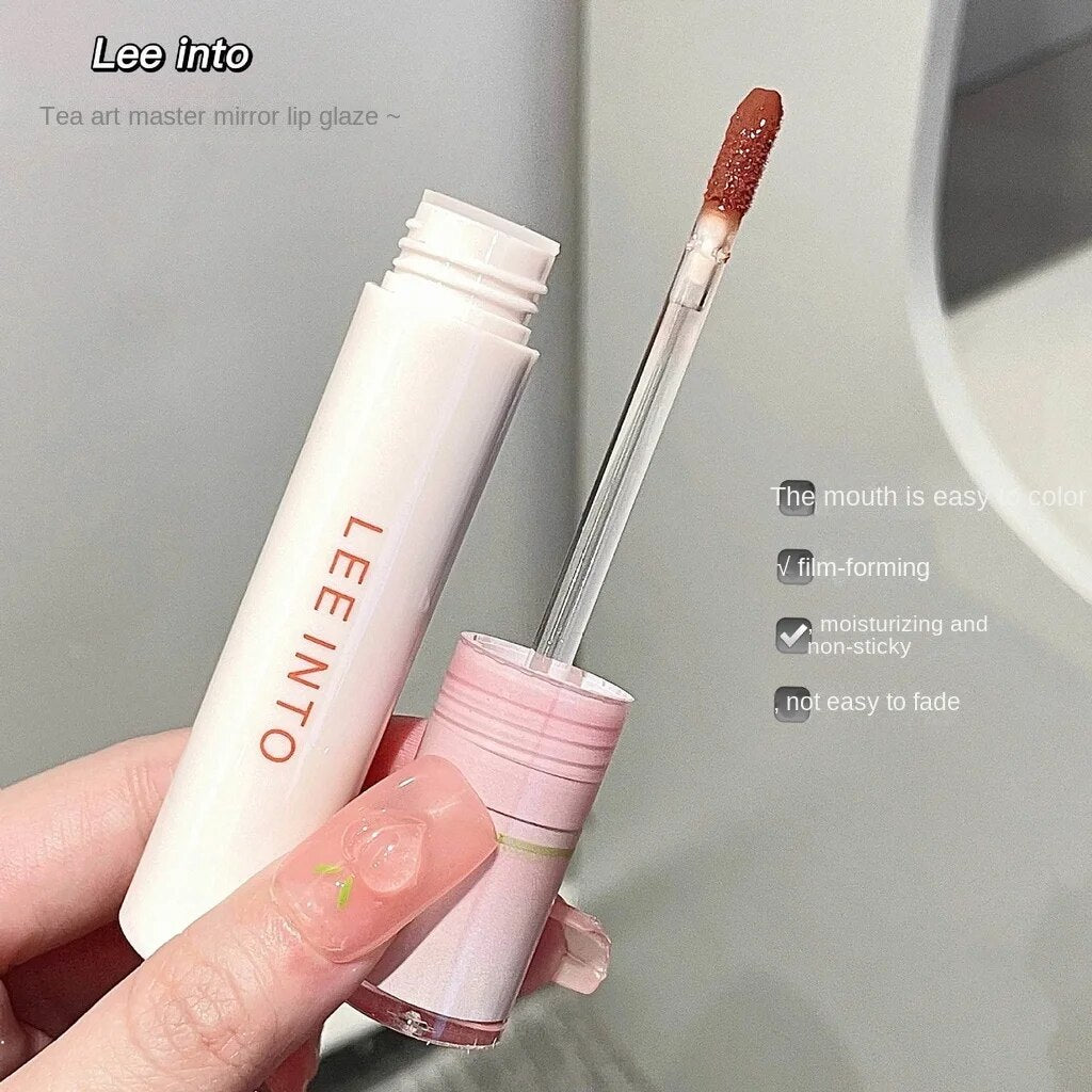 LEE INTO Lip Gloss Mirror Surface Moisturizing Moisturize Water Proof Lasting Not Easy To Fade Lipstick