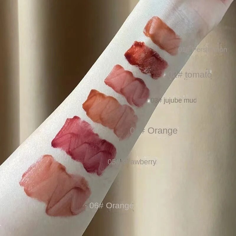 HERORANGE Lip Gloss Mirror Moisturize Moisturizing Lasting Crystal Jelly Lipstick