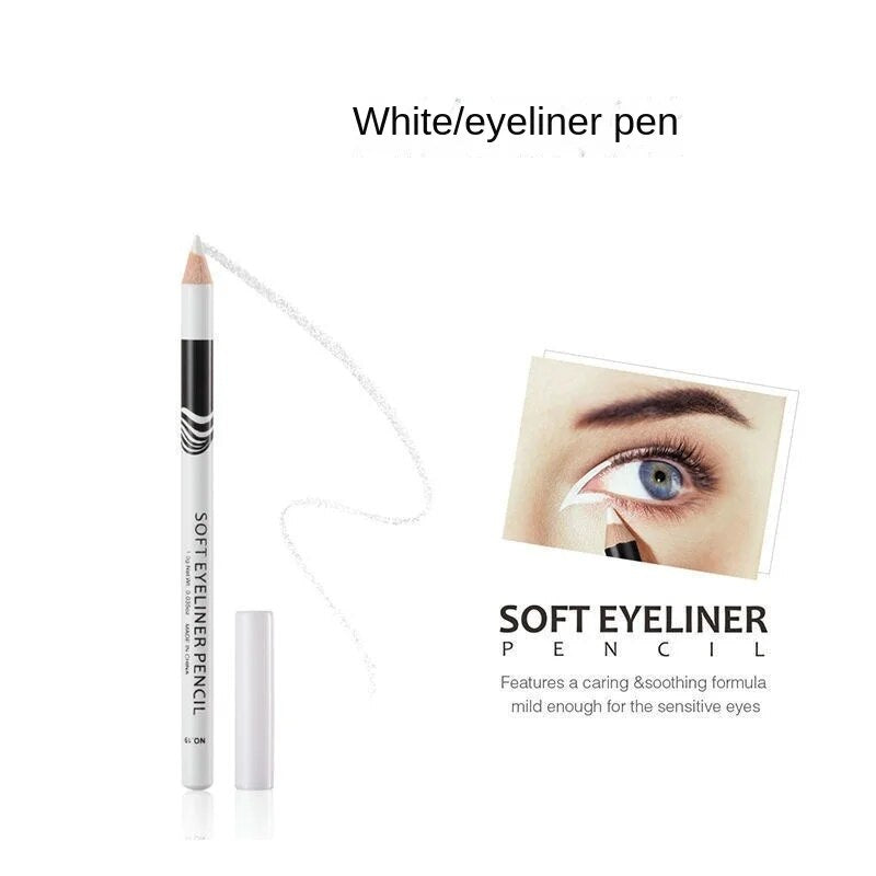 White Eyeliner Matte Water Proof Lasting Highlight Pen