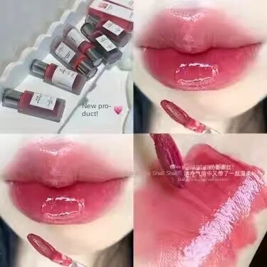 HERORANGE Lip Gloss Water Light Mirror Lip Glaze Lasting Moisturize Not Easy To Fade Nature Lipstick