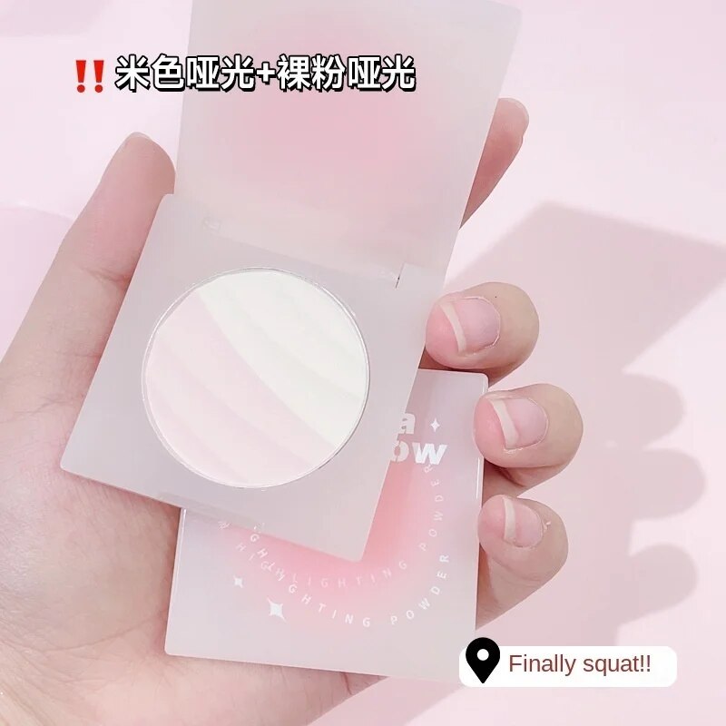 Kakashow Double Fight Highlight Powder Matte Trimming Brighten Nature Conceal Blush