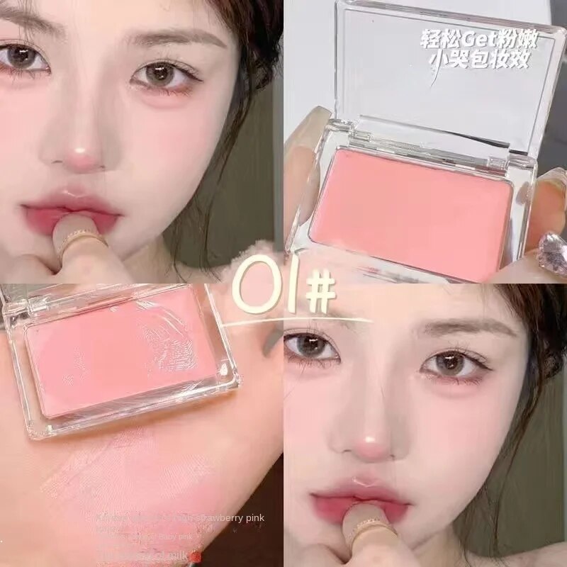 Blush Nude Color Brighten Matte Moisturize Lasting Not Easy To Fade Makeup