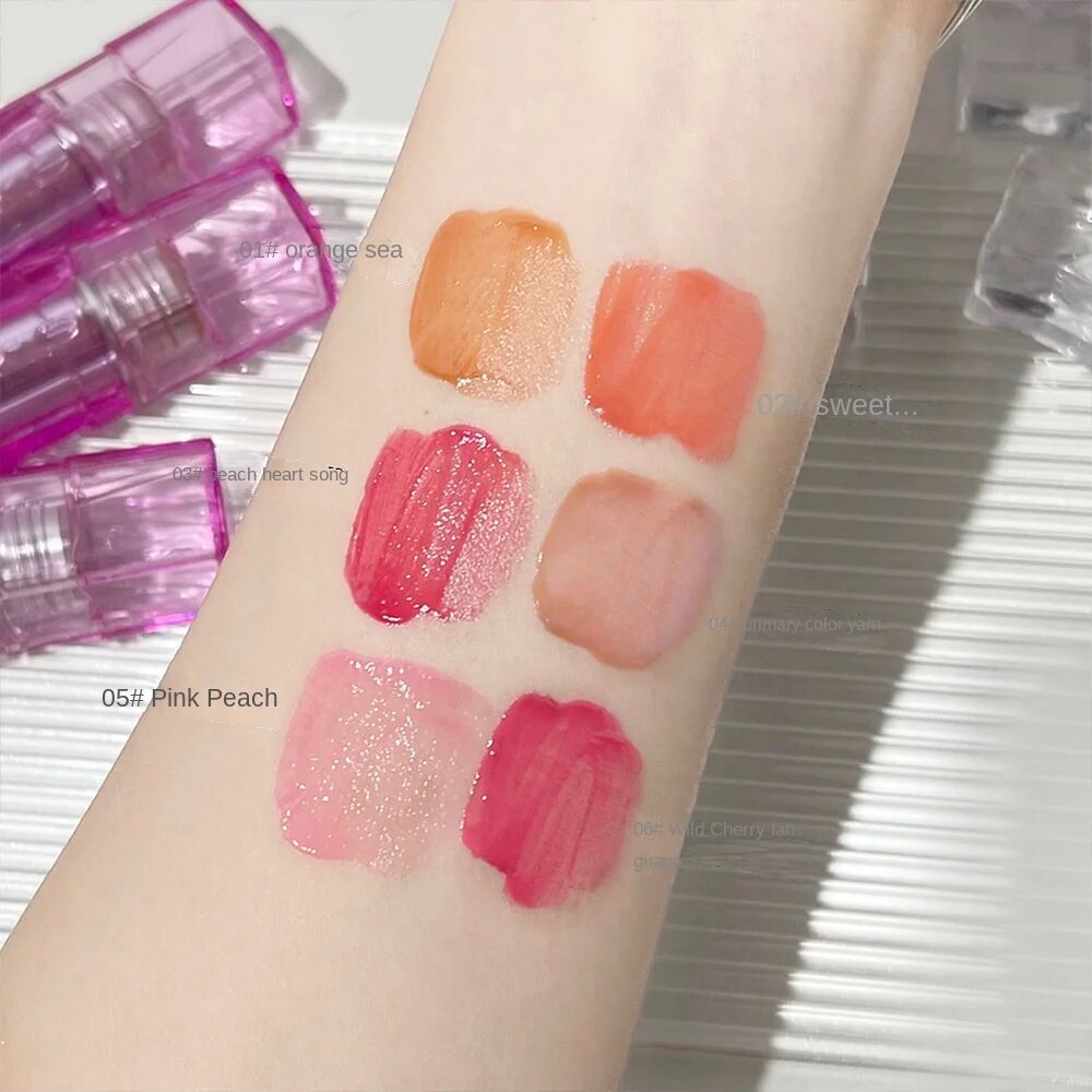 USLIKE Mirror Surface Lip Gloss Moisturizing Moisturize Lasting Water Proof Not Easy To Fade Nature Lipstick