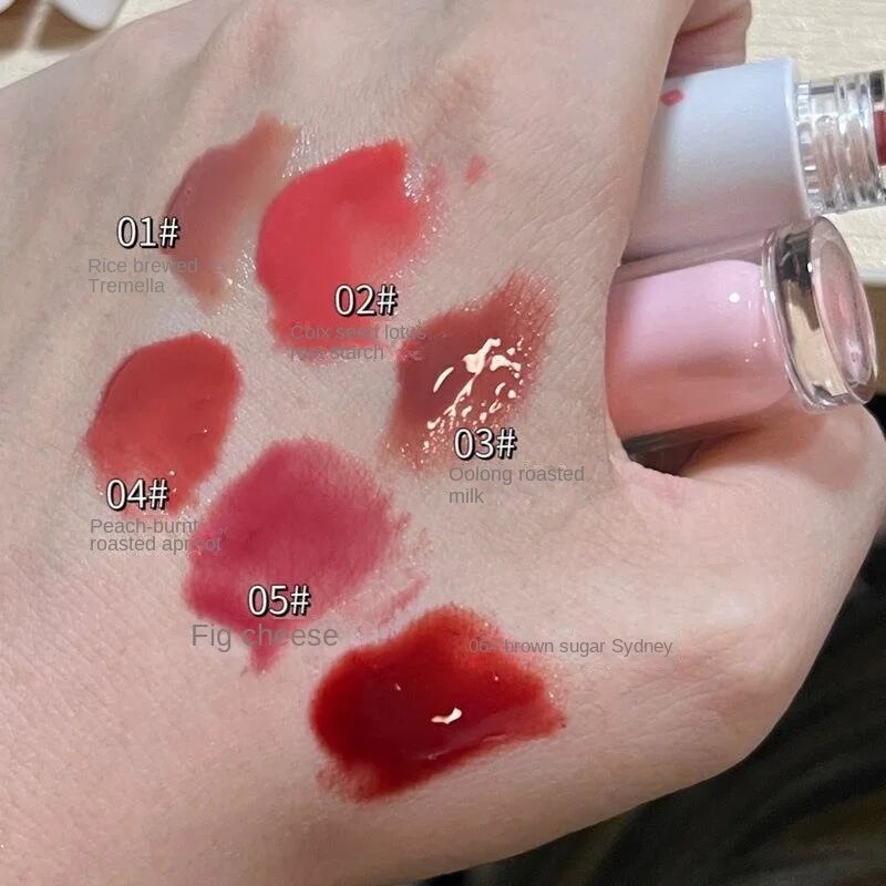 Herorange Jelly Lip Gloss Mirror Moisturize Moisturizing Water Proof Lasting Lipstick