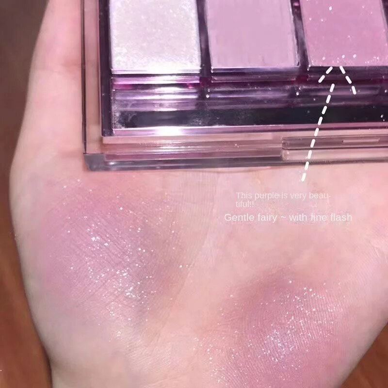 Eye Shadow Pearlescent Sparkling Matte Purple Water Proof Lasting Nature Not Easy To Fade