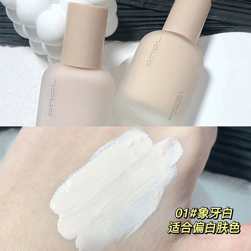 JOCO Light and Thin Liquid Foundation Oil Control Moisturizing Hold Makeup Concealer Refreshing Water Proof BB Cream