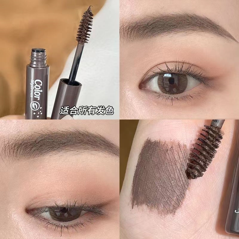 Novo 3D Eyelashes and Mascara Beautiful Lines, Waterproof, Eyebrows Not Faint Dark Brown Natural Brown Cosmetic Long Eyebrow