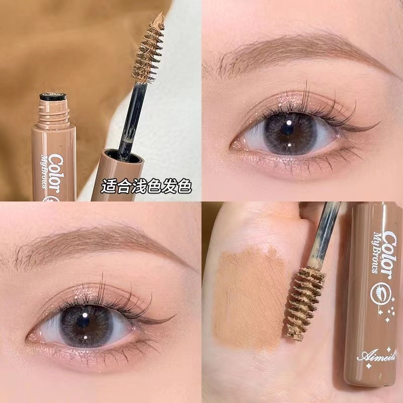 Novo 3D Eyelashes and Mascara Beautiful Lines, Waterproof, Eyebrows Not Faint Dark Brown Natural Brown Cosmetic Long Eyebrow