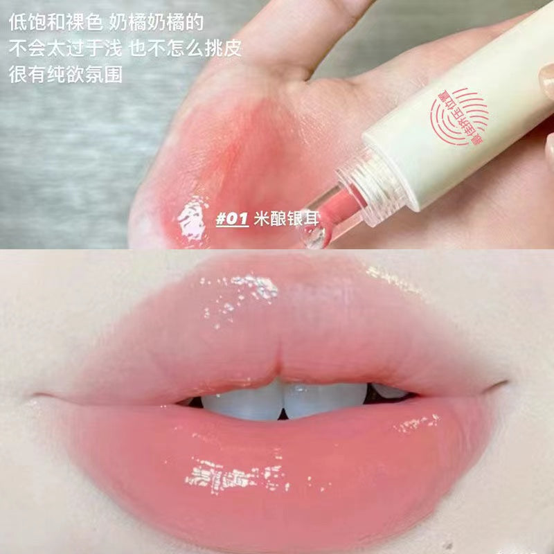 Kekemood Lip Protective Essence Moisturizing Moisturize Lip Gloss Mirror Water Proof Lipstick