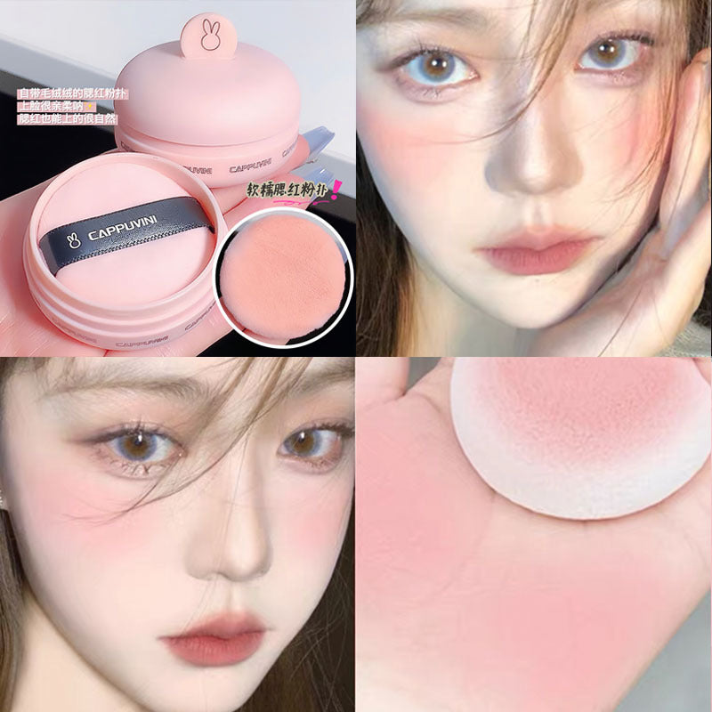 HERORANGE Cute Blush Matte Water Proof Lasting Monochrome Cheek Blusher