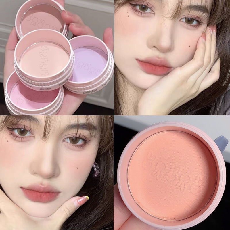 HERORANGE Cute Blush Matte Water Proof Lasting Monochrome Cheek Blusher