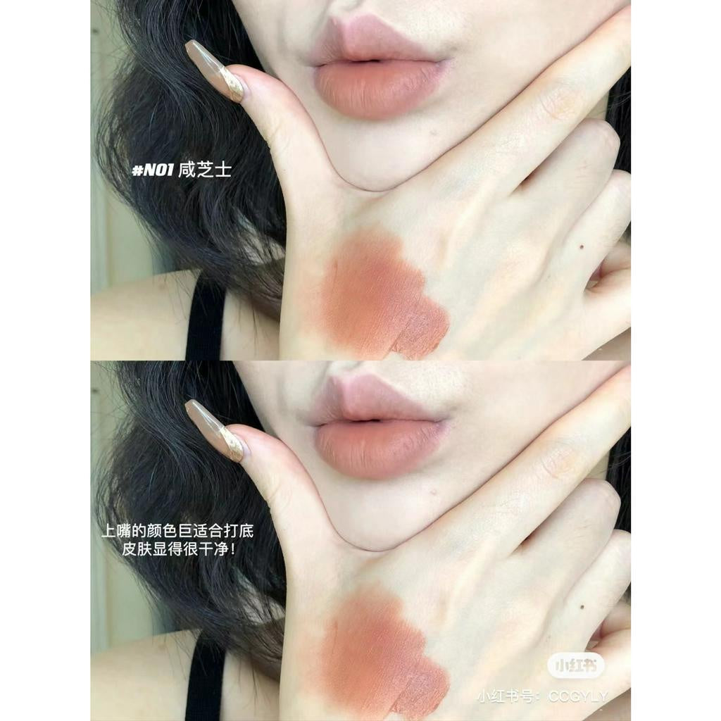 HERORANGE Matte Lip Gloss Velvet Water Proof Moisturize Not Easy To Fade Lipstick