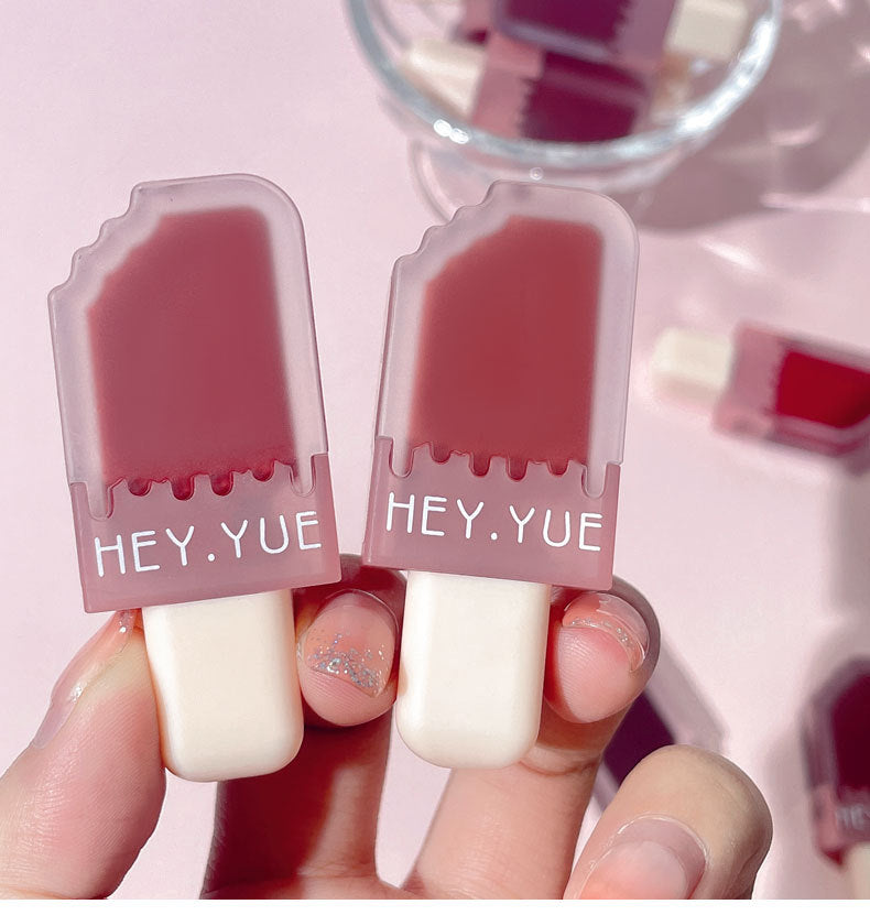 Hey.yue Ice Cream Lip Glaze Portable Matte Lip Gloss Lipstick