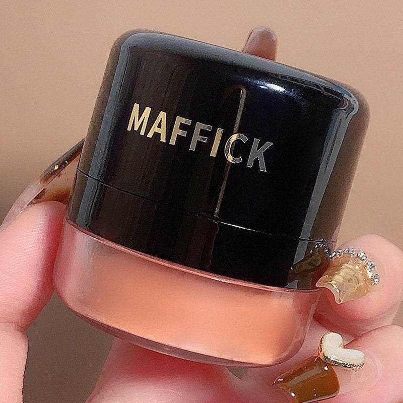 Maffick Vitality Blush Powder Matte Fine Powder Blush Uniform Skin Color Contain Mirror Box