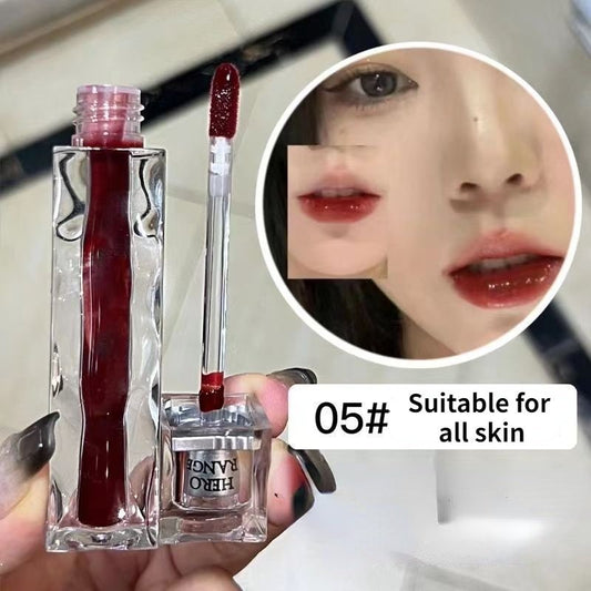 Herorange Transparent Mirror Surface Lip Glaze Moisturize Long -lasting Not Easy To Fade Up Lip Gloss