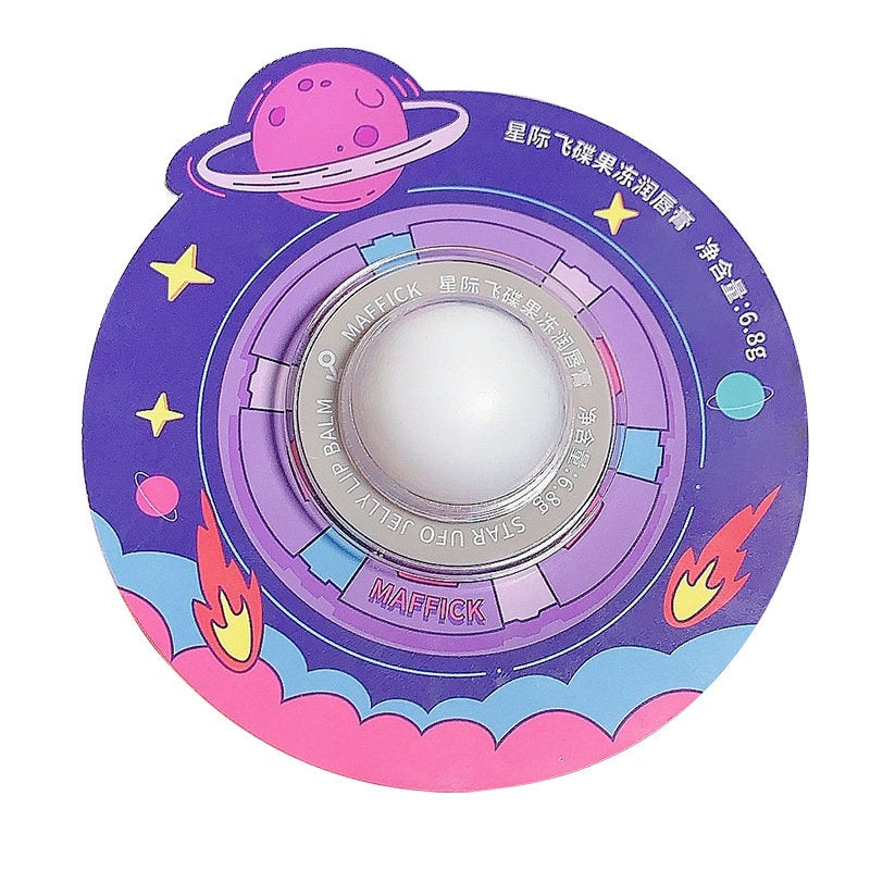 MAFFICK Interstellar Saucer Jelly Lip Balm Moisturizing Anti-dry Crack Lighten Lip Wrinkles Lip Care