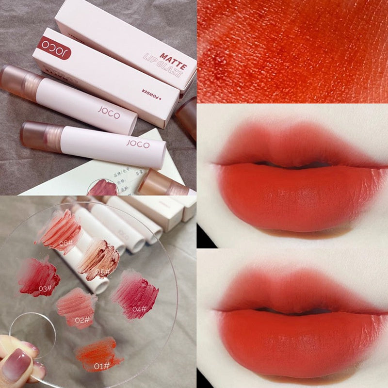 JOCO Matte Lipstick Soft and Smooth As Velvet Water Proof Lasting Lip Gloss