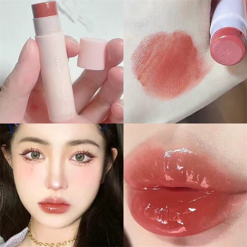 CUODUI Colored Moisturizing Lip Balm Moisturize Brighten Up Lighten Lip Lines Lip Care Anti-drying Lip Gloss