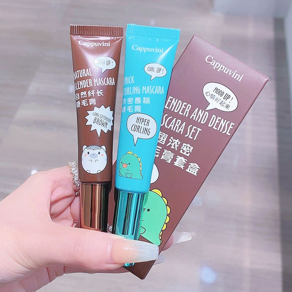 Cappuvini Small Animal Toothpaste Tube Mascara  Water Proof Slender Curly Not Easy To Smudge Long Lasting Nature