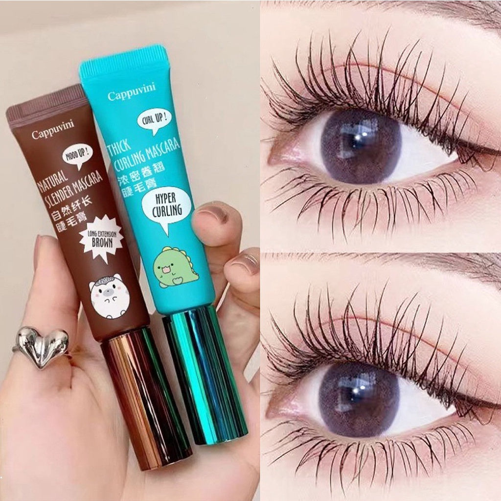 Cappuvini Small Animal Toothpaste Tube Mascara  Water Proof Slender Curly Not Easy To Smudge Long Lasting Nature