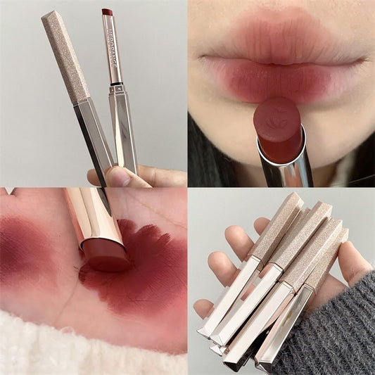 HERORANGE Small Tube Velor Lipstick Moisturize Long-lasting and Not Easy To Fade Lip Gloss