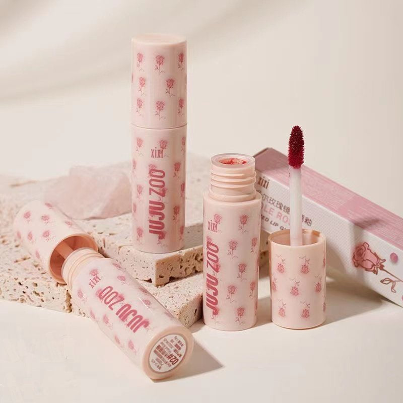 Xixi Dole Rose Mirror Lip Glaze Water Moisturizing Dudu Lip Pure Desire System Lipstick Lip Gloss