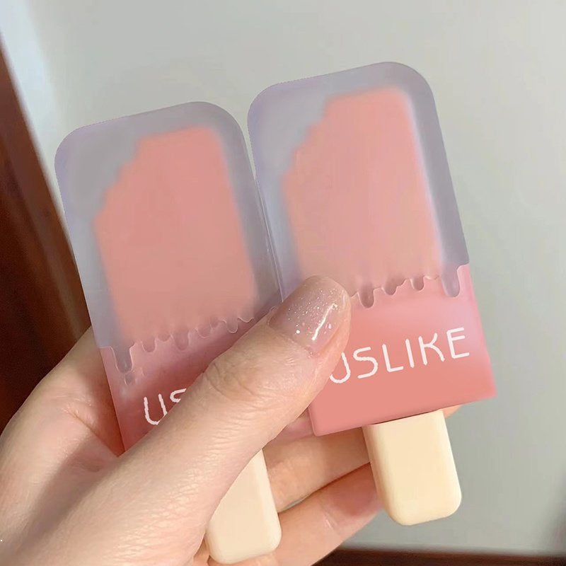 USLIKE~ Ice Cream Lip Glaze Matte Velor Lasting Lip Gloss 8-colors