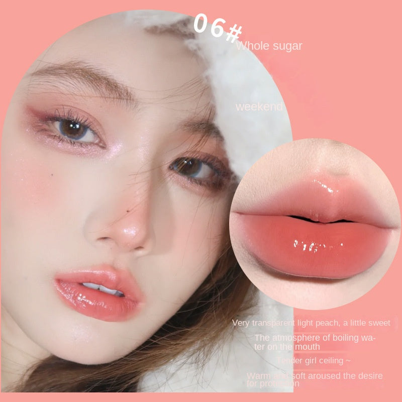 Xixi Mirror Lip Glaze Moisturizing Lips No Fading Non-stick Cup Waterproof Lip Gloss Lipstick