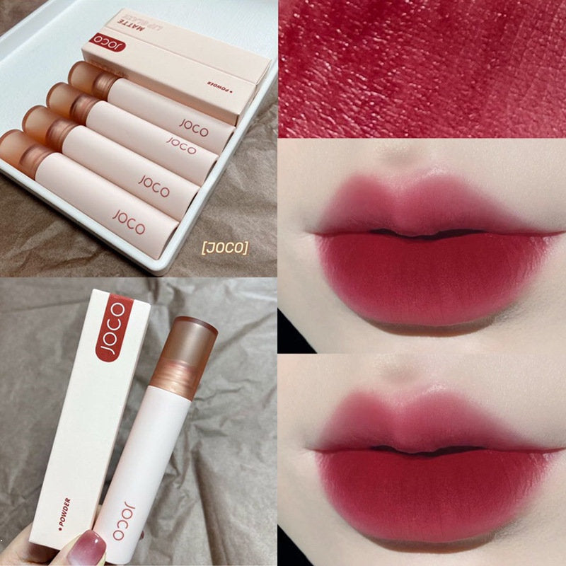 JOCO Matte Lipstick Soft and Smooth As Velvet Water Proof Lasting Lip Gloss