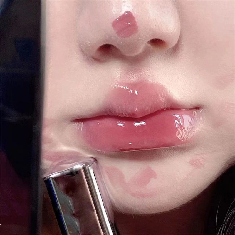 TOOT DODO Mirror Surface Lip Glaze Moisturize Moisturizing Small Silver Tube Lipstick Lip Gloss