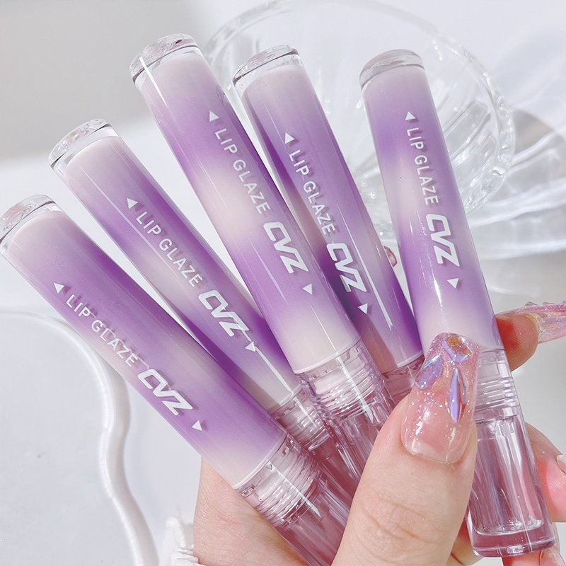 CVZ Lipstick Purple Soft Silky Long Lasting Waterproof Moisturizing Lips Lip Gloss