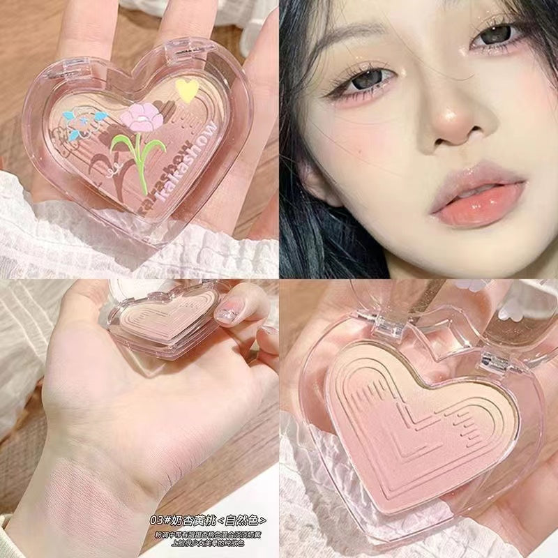 Kakashow Love Powder Mist Gradient Blush Sweetness Matte Lasting