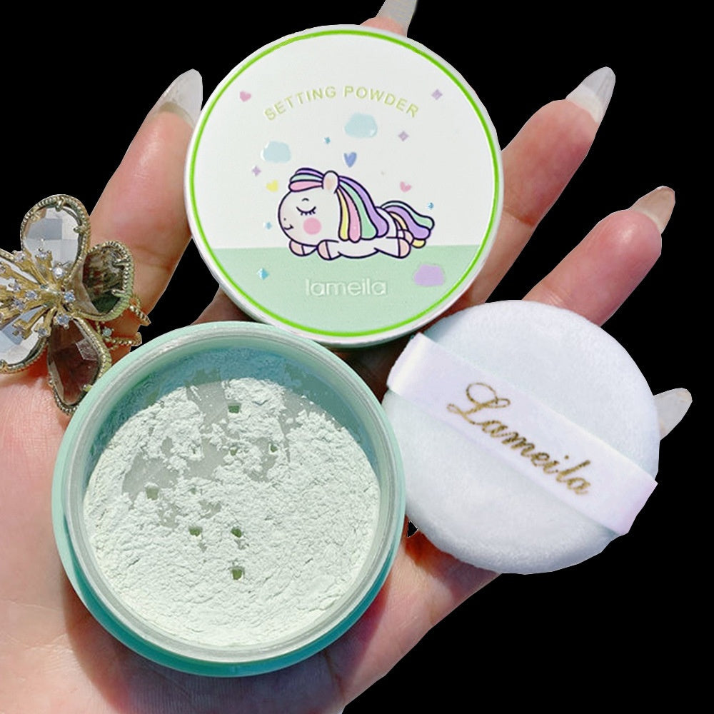 Loose Powder Setting Powder Water Proof Hold Makeup Not Easy To Take Off Makeup Not Easy To Stick Powder Nature Matte Pressed Powder