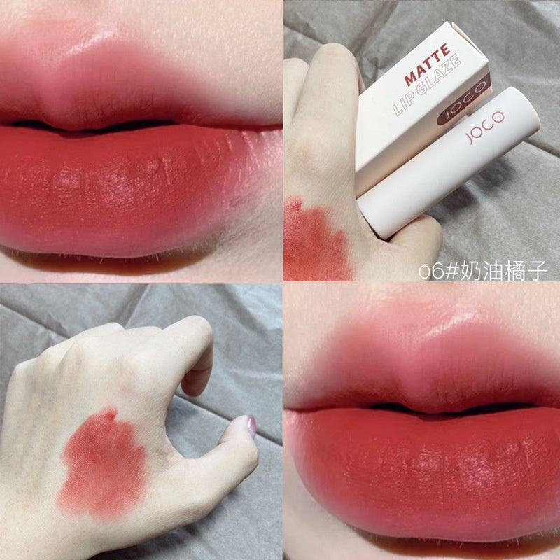 JOCO Matte Lipstick Soft and Smooth As Velvet Water Proof Lasting Lip Gloss