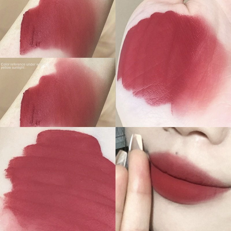 Pink Coco Pink Lip Glaze Rose Matte Non Stick Cup Does Not Fade Lip Gloss