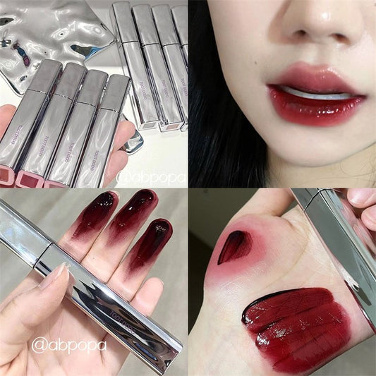 TOOT DODO Mirror Surface Lip Glaze Moisturize Moisturizing Small Silver Tube Lipstick Lip Gloss