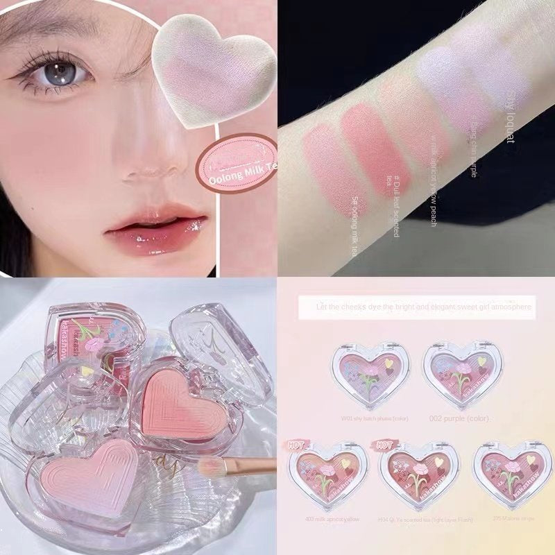 Kakashow Love Powder Mist Gradient Blush Sweetness Matte Lasting