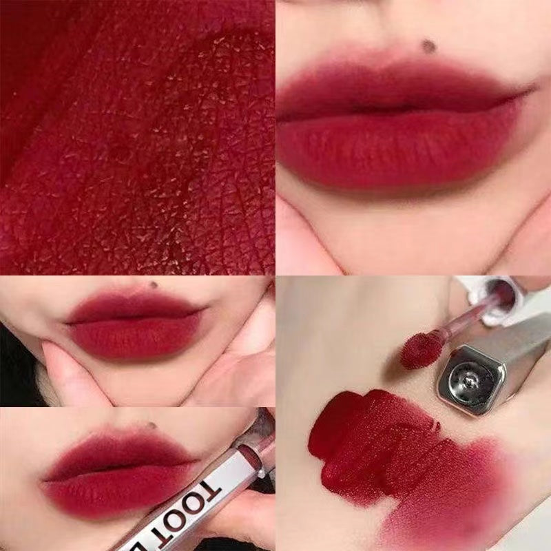 TOOT DODO Mirror Surface Lip Glaze Moisturize Moisturizing Small Silver Tube Lipstick Lip Gloss