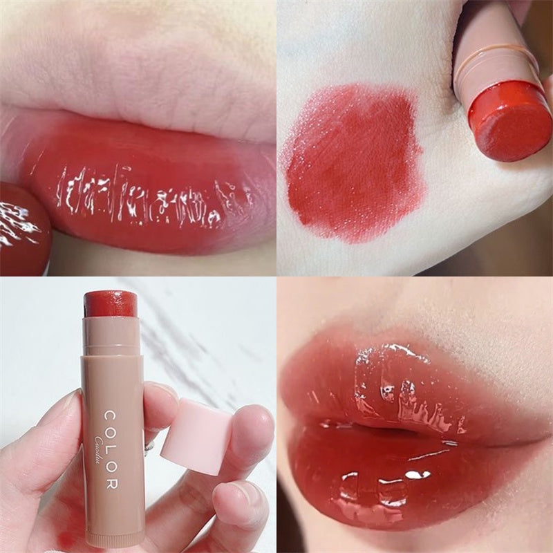 CUODUI Colored Moisturizing Lip Balm Moisturize Brighten Up Lighten Lip Lines Lip Care Anti-drying Lip Gloss