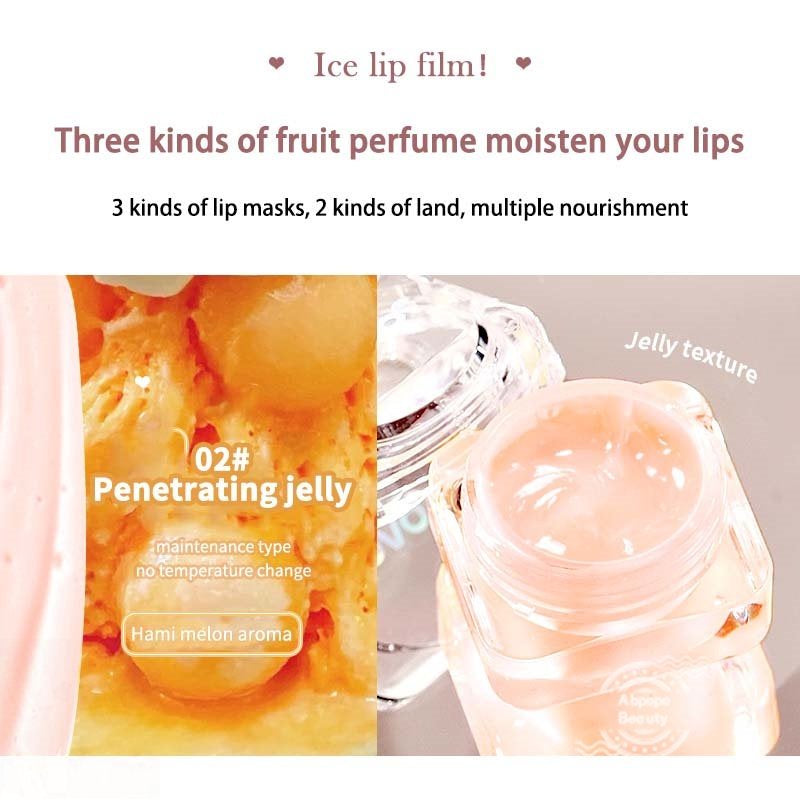 NOVO Moisturizing Ice Cubes Lip Mask Moisturize Exfoliating Lighten Lip Lines Lip Balm