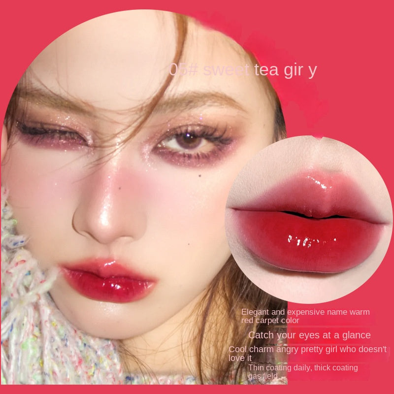 Xixi Mirror Lip Glaze Moisturizing Lips No Fading Non-stick Cup Waterproof Lip Gloss Lipstick