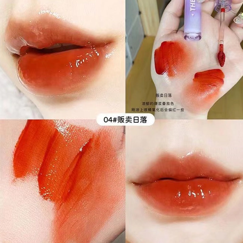 CVZ Lipstick Purple Soft Silky Long Lasting Waterproof Moisturizing Lips Lip Gloss