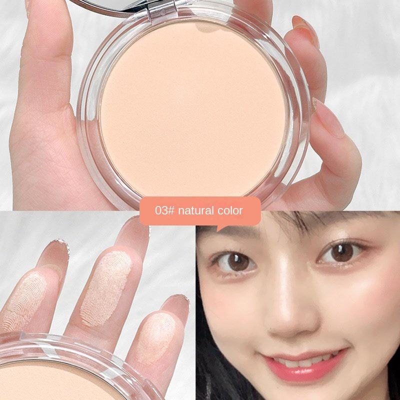 Cute Bear Pressed Powder Makeup Concealer Not Easy To Take Off Makeup Water Proof Lasting Contouring Transparent Setting Powder