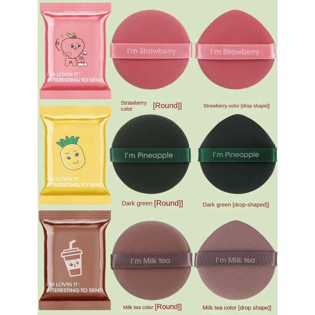 Air Cushion Powder Puff Wet and Dry BB Cream Round Sponge Makeup Tools Foundation Makeup Tool