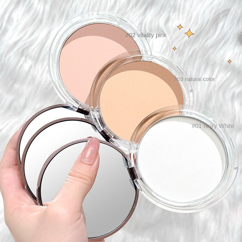 Cute Bear Pressed Powder Makeup Concealer Not Easy To Take Off Makeup Water Proof Lasting Contouring Transparent Setting Powder