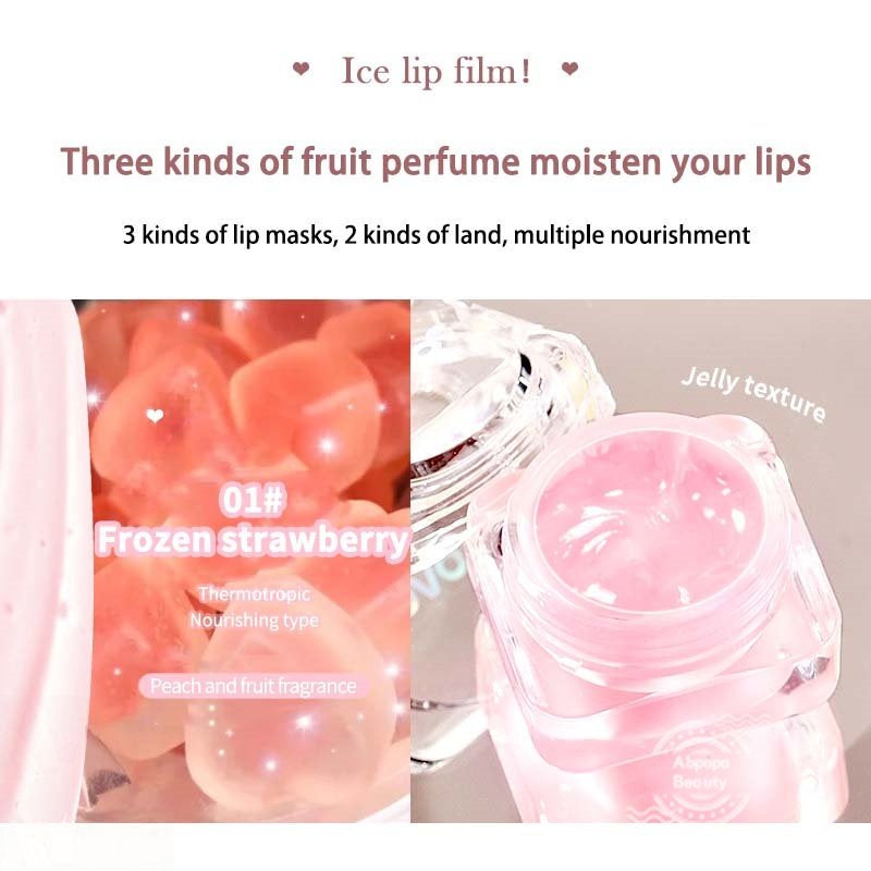 NOVO Moisturizing Ice Cubes Lip Mask Moisturize Exfoliating Lighten Lip Lines Lip Balm