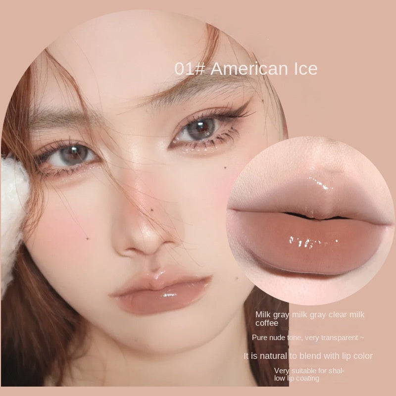 Xixi Mirror Lip Glaze Moisturizing Lips No Fading Non-stick Cup Waterproof Lip Gloss Lipstick