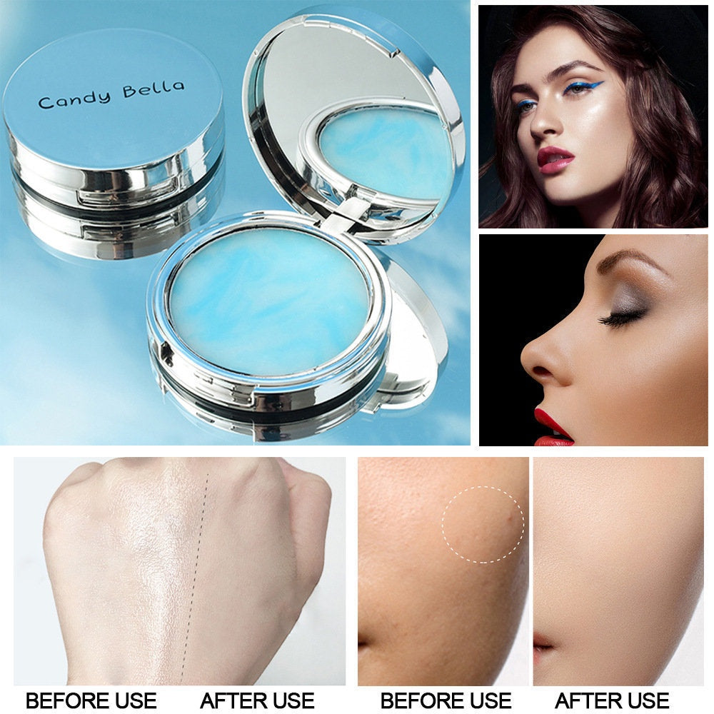 Powder Free Setting Powder Include Small Mirror Mini Puff Oil Control Lasting Powder