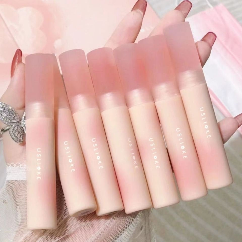 High Quality Long Lasting Marshmallow Style USLIKE Lipstick Lip Glaze Water Proof Lip Gloss