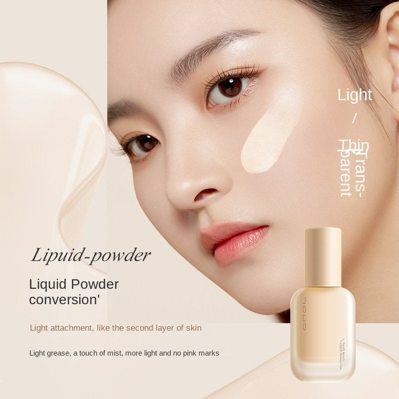 JOCO Light and Thin Liquid Foundation Oil Control Moisturizing Hold Makeup Concealer Refreshing Water Proof BB Cream